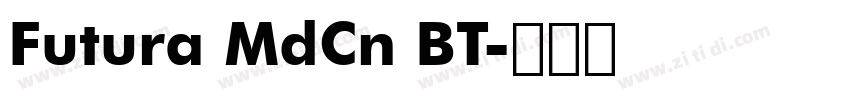 Futura MdCn BT字体转换